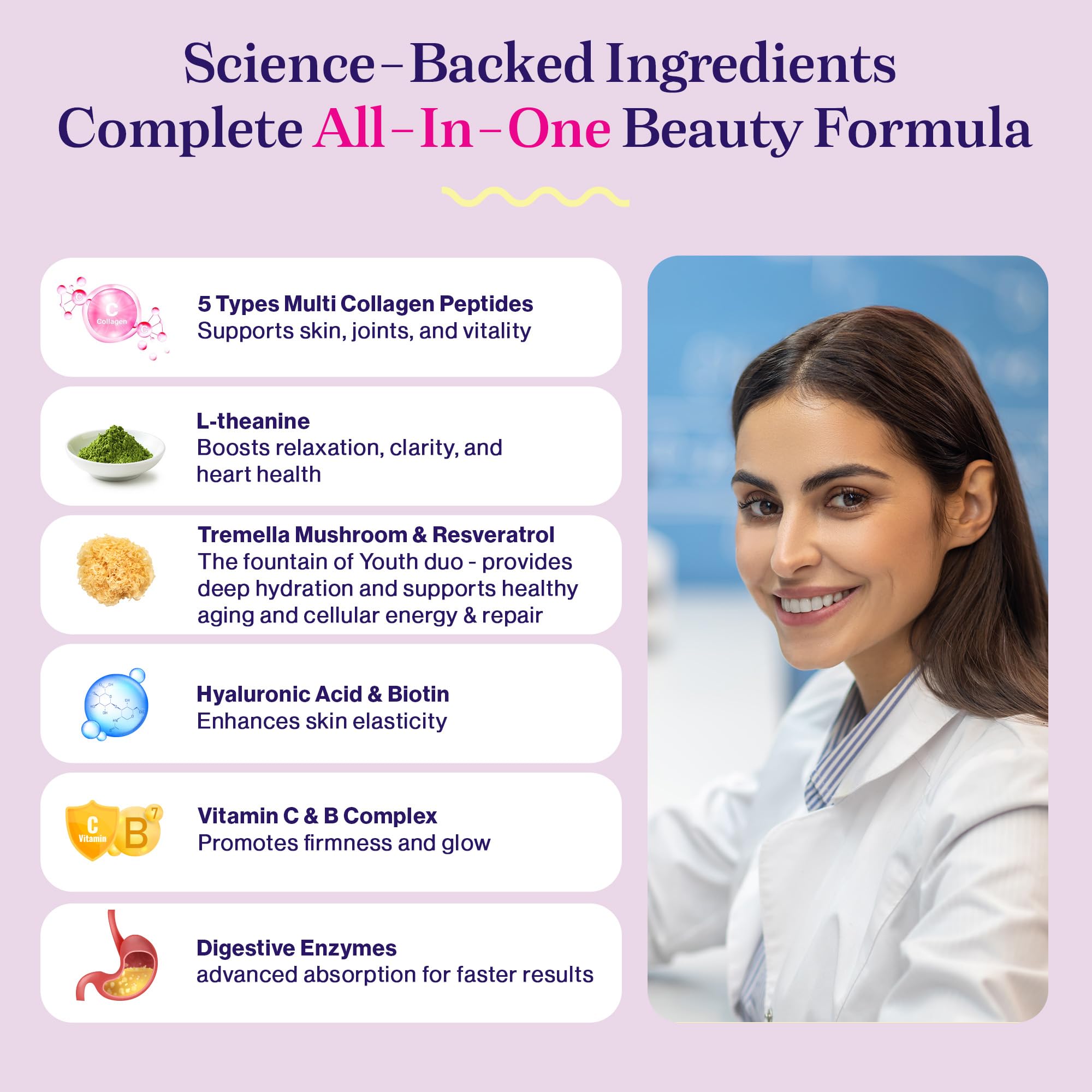 Fuel multi collagen powder mixed in water or smoothie.