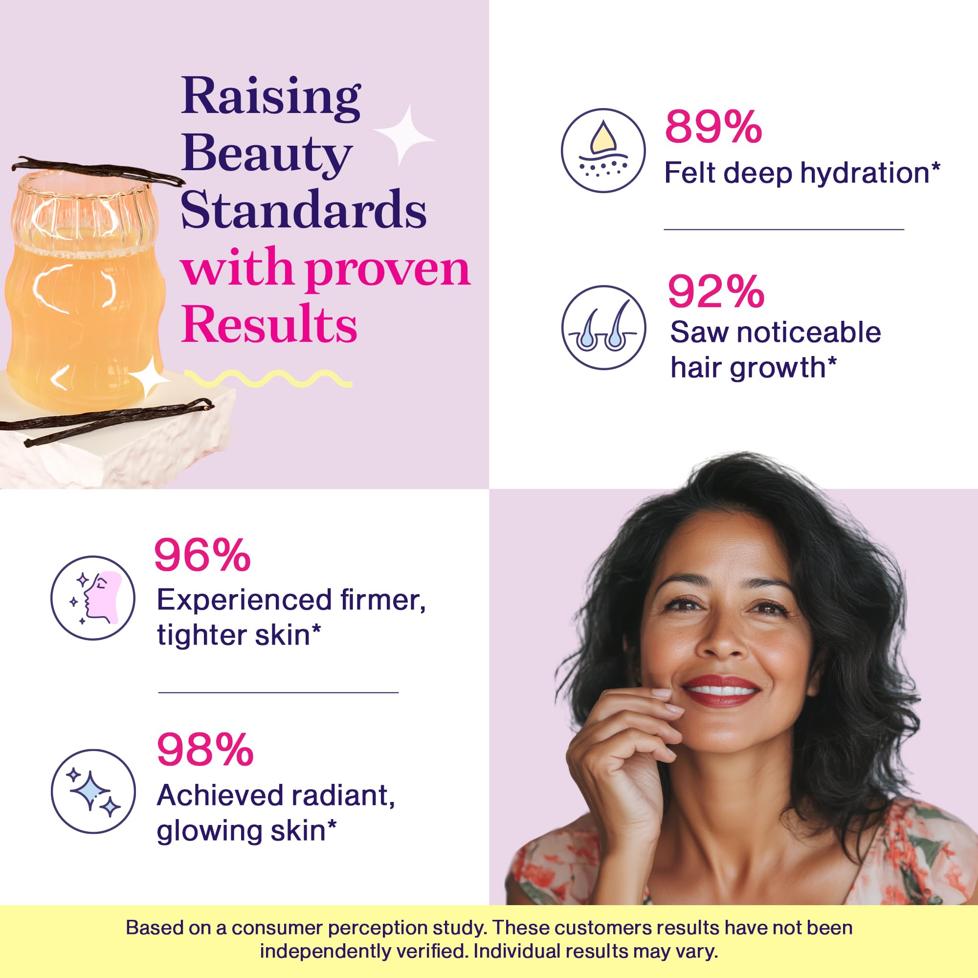 Fuel Multi Collagen glass with prepared drink showing hydration potential.