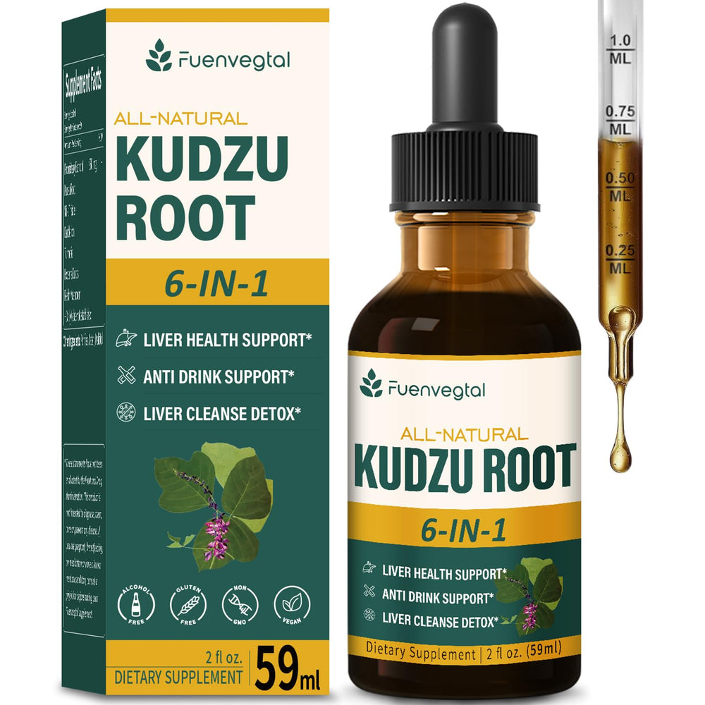 Fuenvegtal Kudzu Drops bottle for liver support