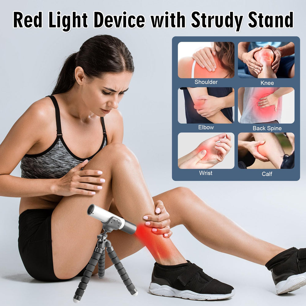 FUIART Red Light Therapy Torch pulse mode in action for controlled energy delivery.