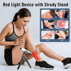 FUIART Red Light Therapy Torch pulse mode in action for controlled energy delivery.