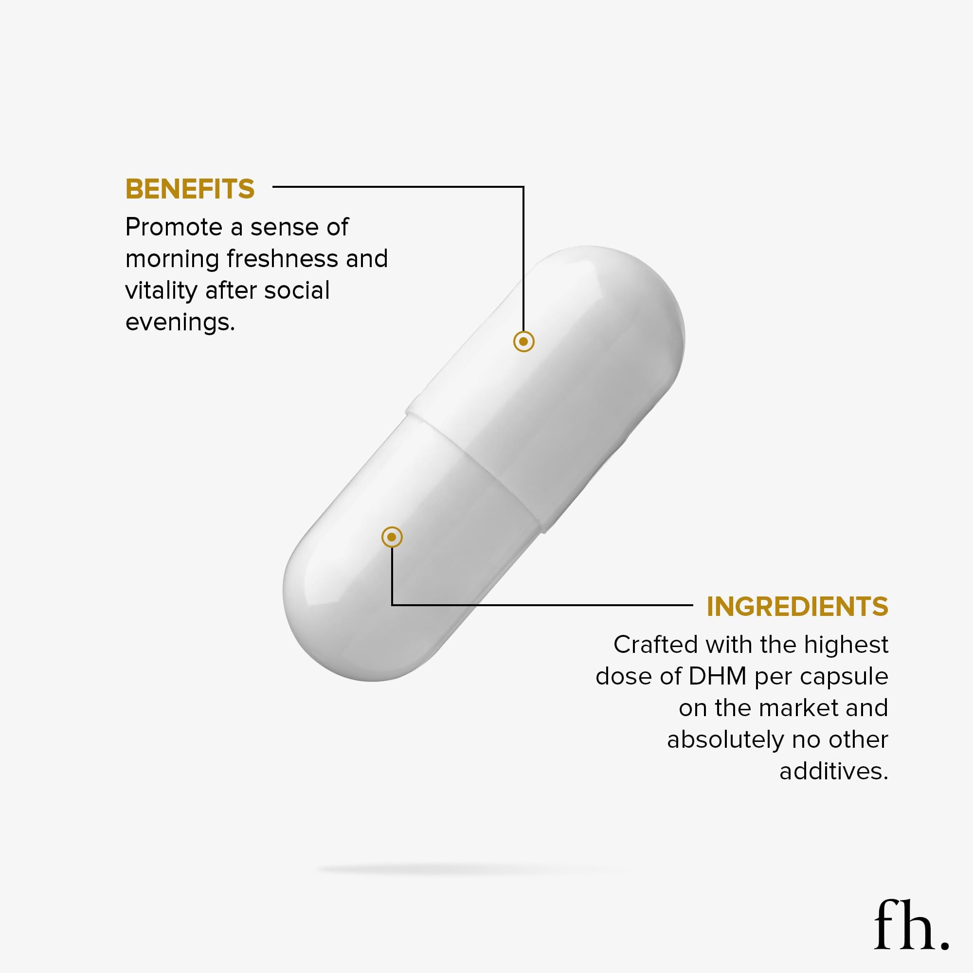Product image highlighting 650 mg per capsule dosage