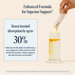 FullWell Alpha Inositol+ label close-up showing 40:1 ratio.