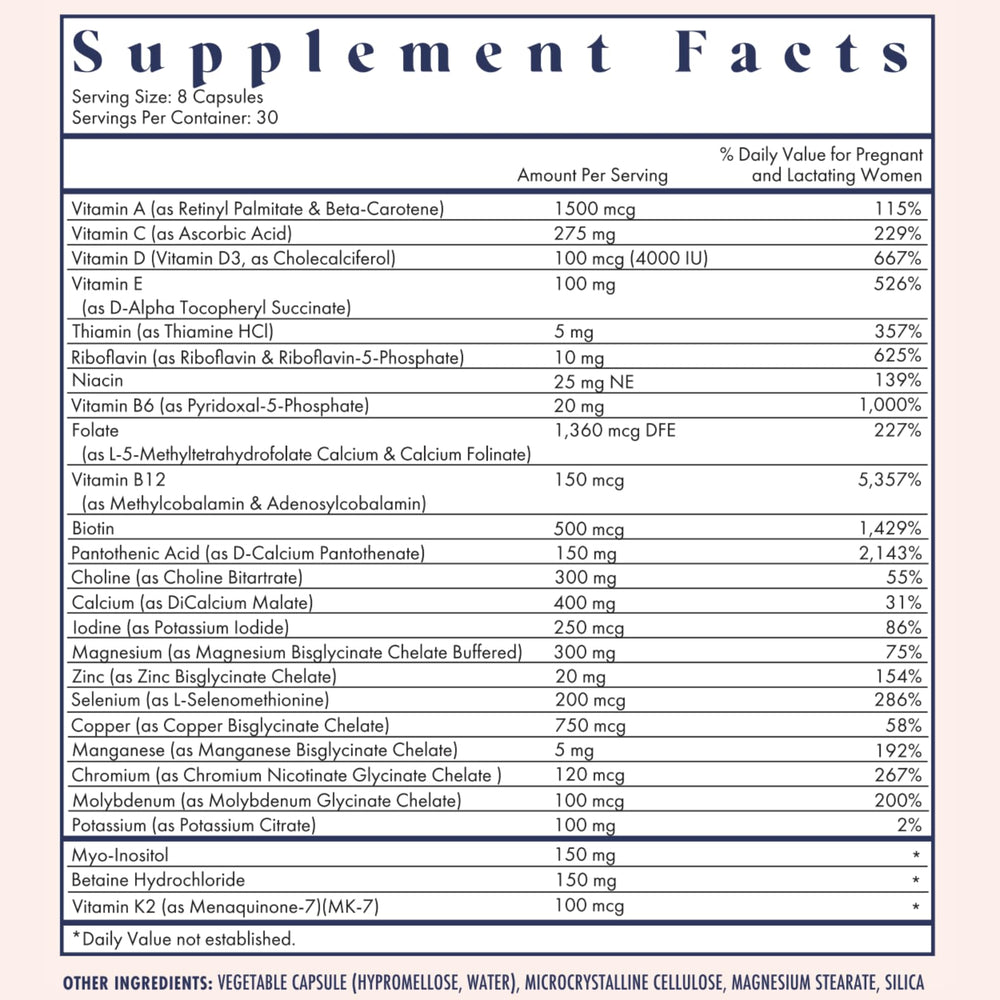 FullWell Fertility Trio packaging front – dietitian-formulated prenatal nutrition at a glance.