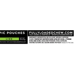 Fully Loaded Bullseye Alpha Nootropic Pouches Lime can with fifteen pouches for easy daily carry.