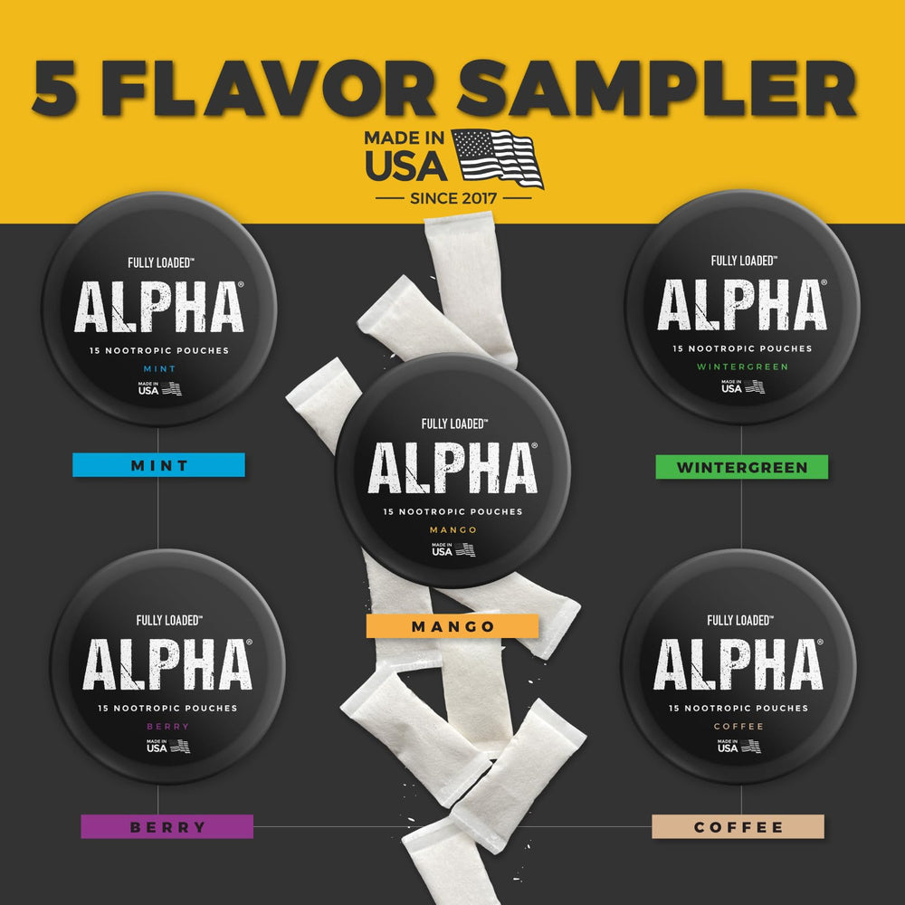 Fully Loaded Bullseye Alpha label detail highlights premium packaging and clarity.