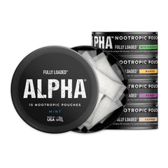 Fully Loaded Bullseye Alpha packshot for discreet on-the-go use.