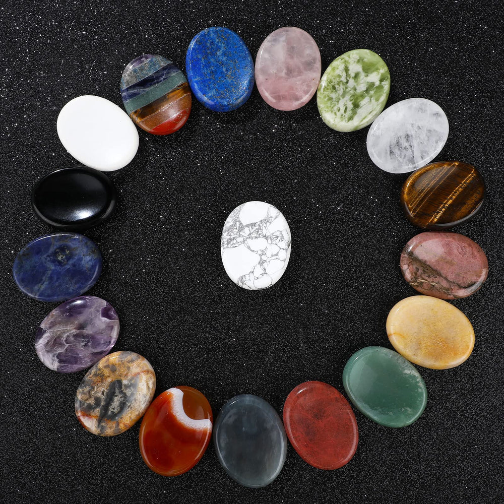 Fumete red agate worry stone for grounding during stressful moments