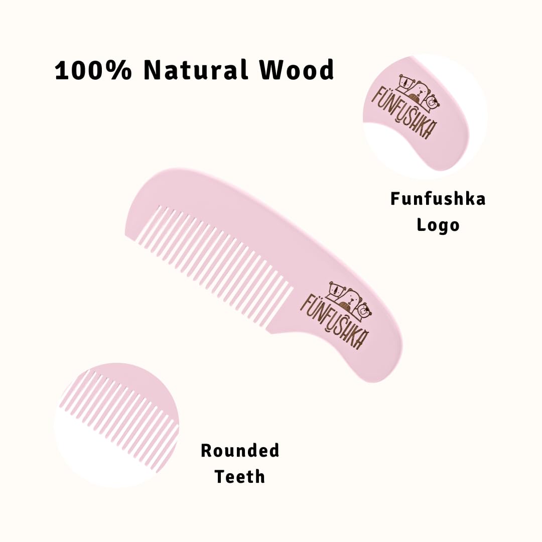 Funfushka newborn brush set in gift-ready box for thoughtful baby registry.