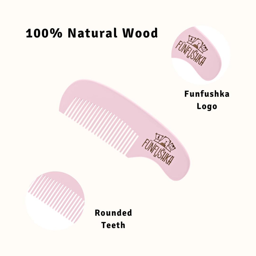 Funfushka newborn brush set in gift-ready box for thoughtful baby registry.