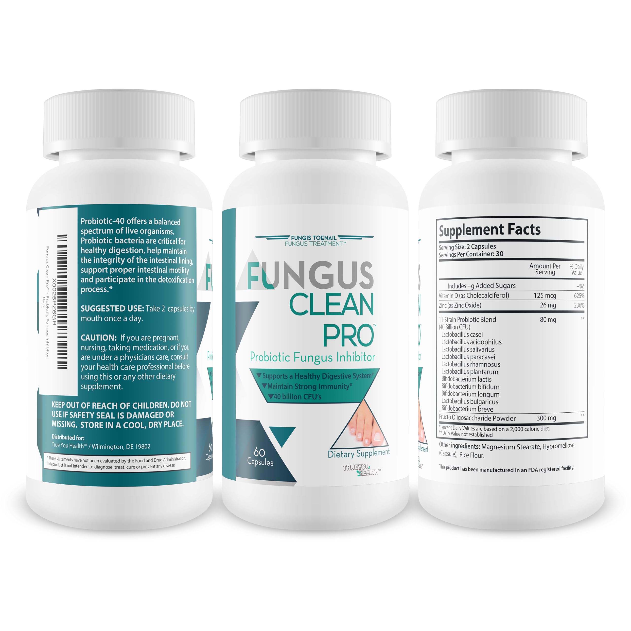 Fungis probiotic capsules designed for daily wellness and gut-friendly balance.