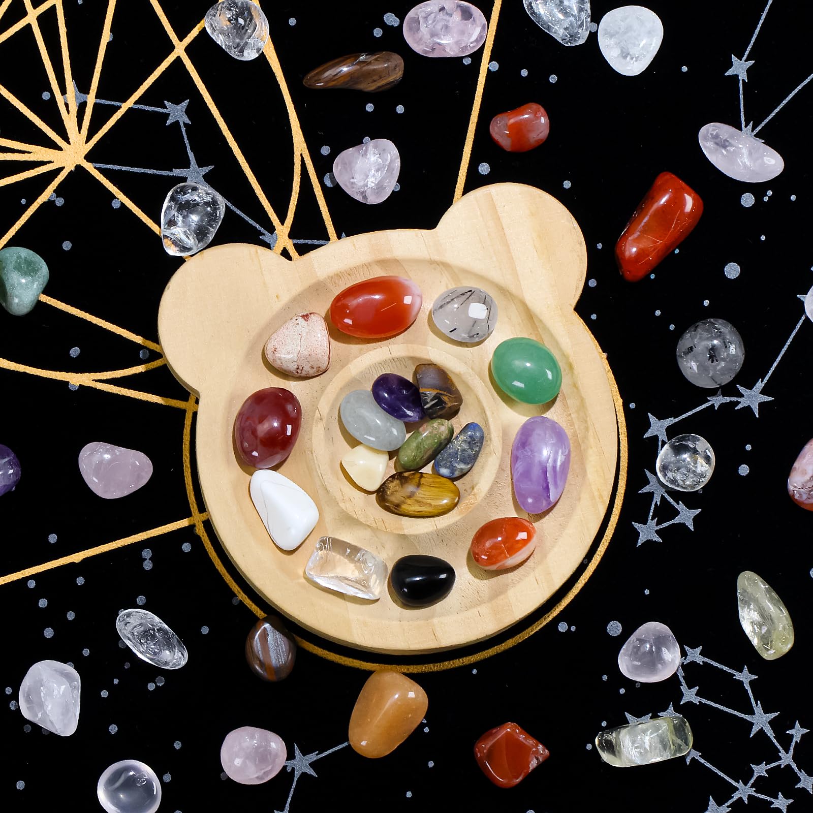 FunzelleArt polished stones close-up highlighting smooth texture for everyday use.