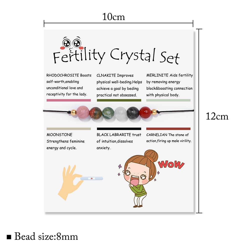 Fuqimanman2020 7 chakra stretch bracelet with natural stones for balance.