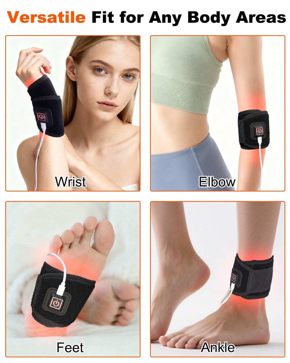 Dual wavelengths support surface and deeper tissue reach for comfort