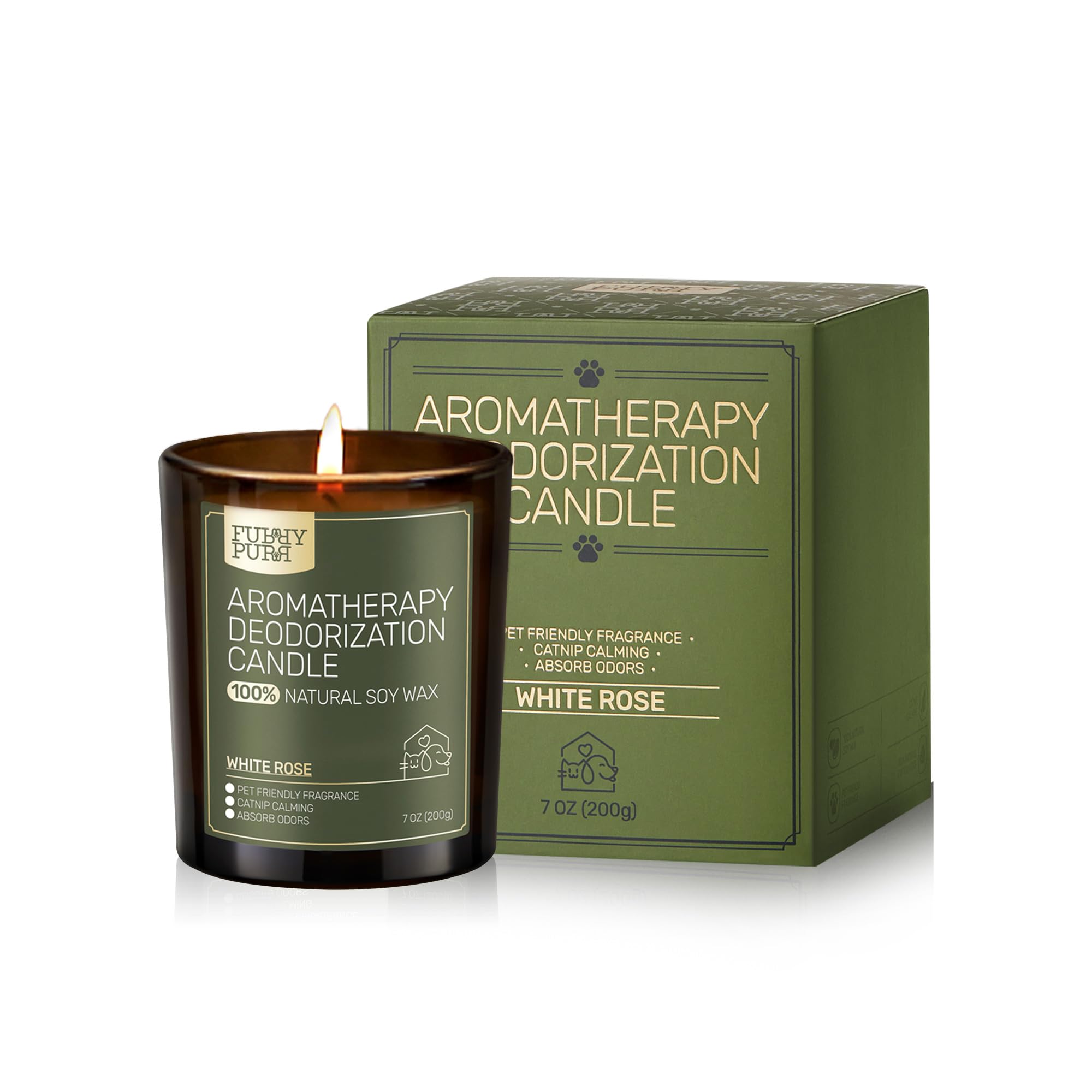 FURRYPURR IFRA-certified pet-safe candle for homes