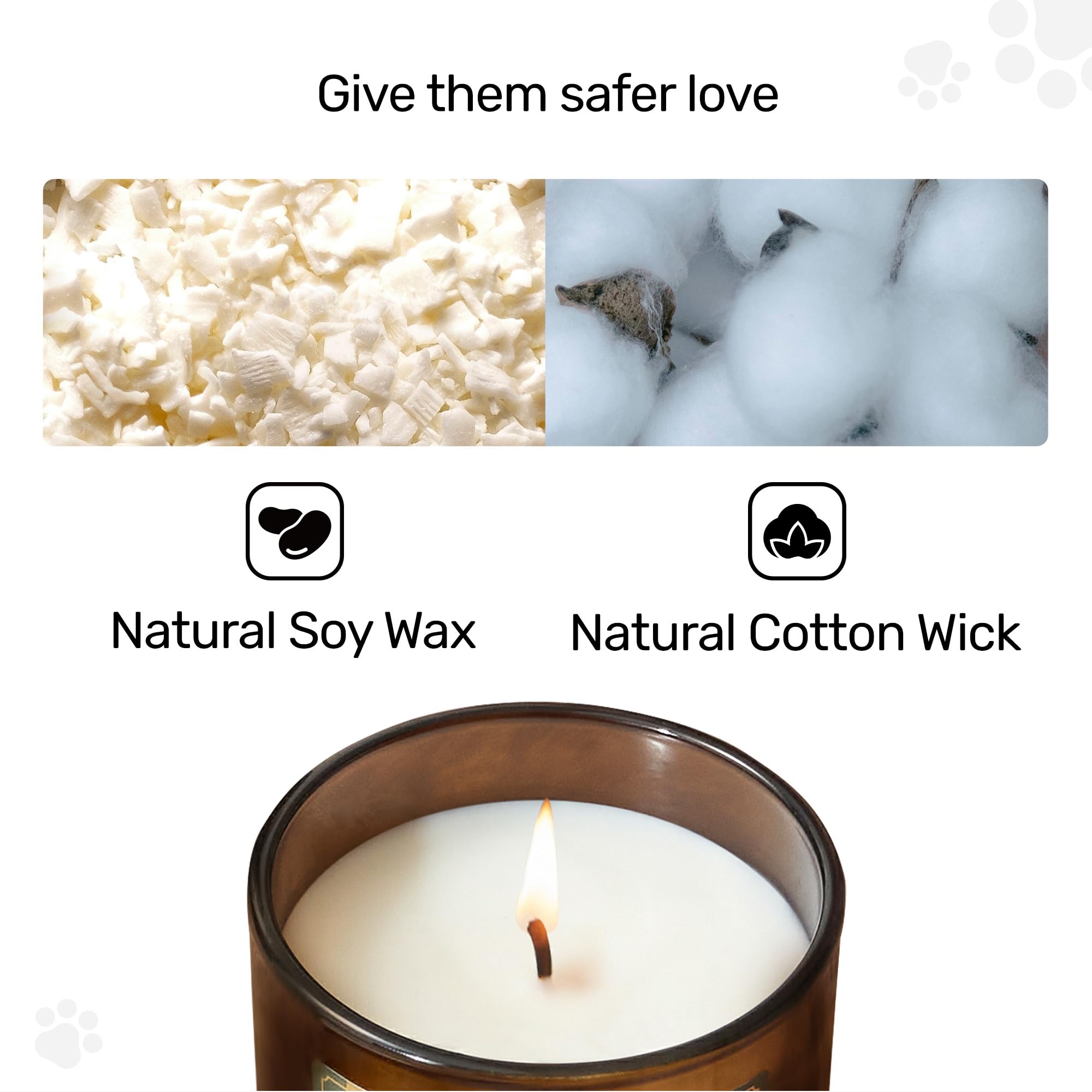 IFRA-certified, pet-friendly candle by FURRYPURR ensures safety