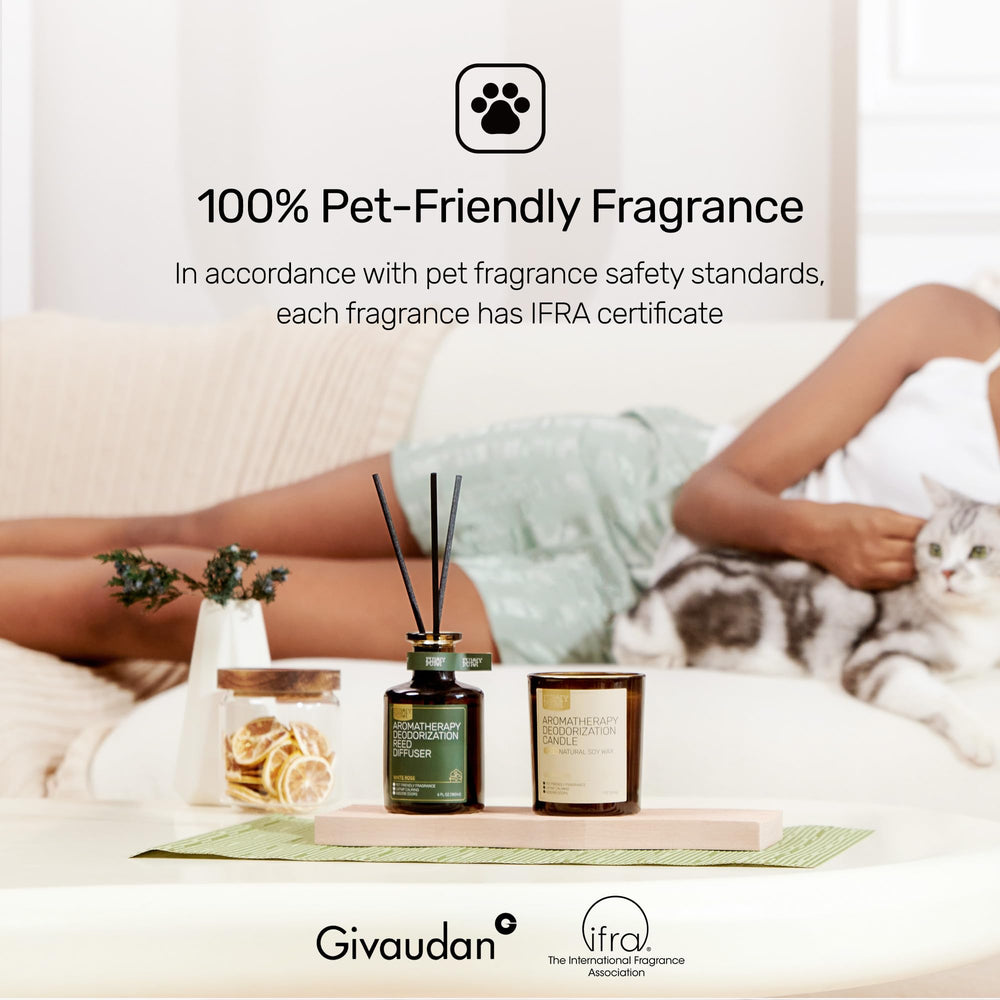 FURRYPURR soy candle with lead-free wick for safe pet homes