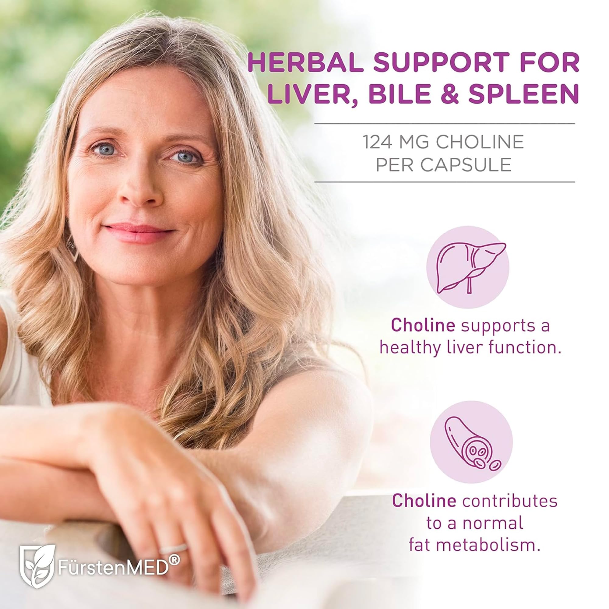 FürstenMED dandelion root capsules ready for daily cleansing routine