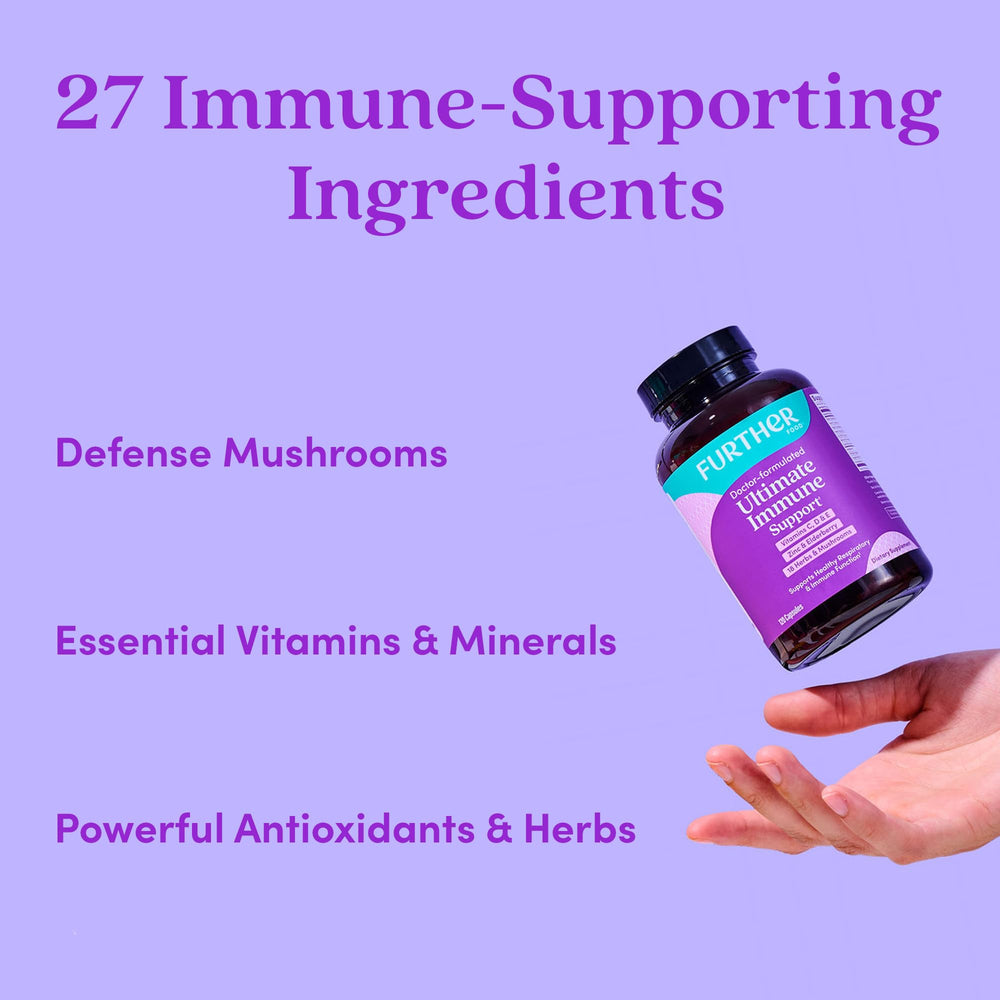 Ingredients panel of Further Food Ultimate Immune Support