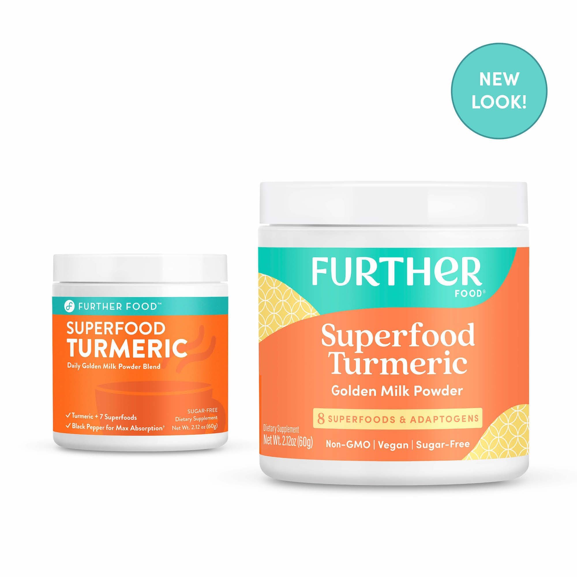 Further Food Turmeric Root Powder blends easily into smoothies for daily use.
