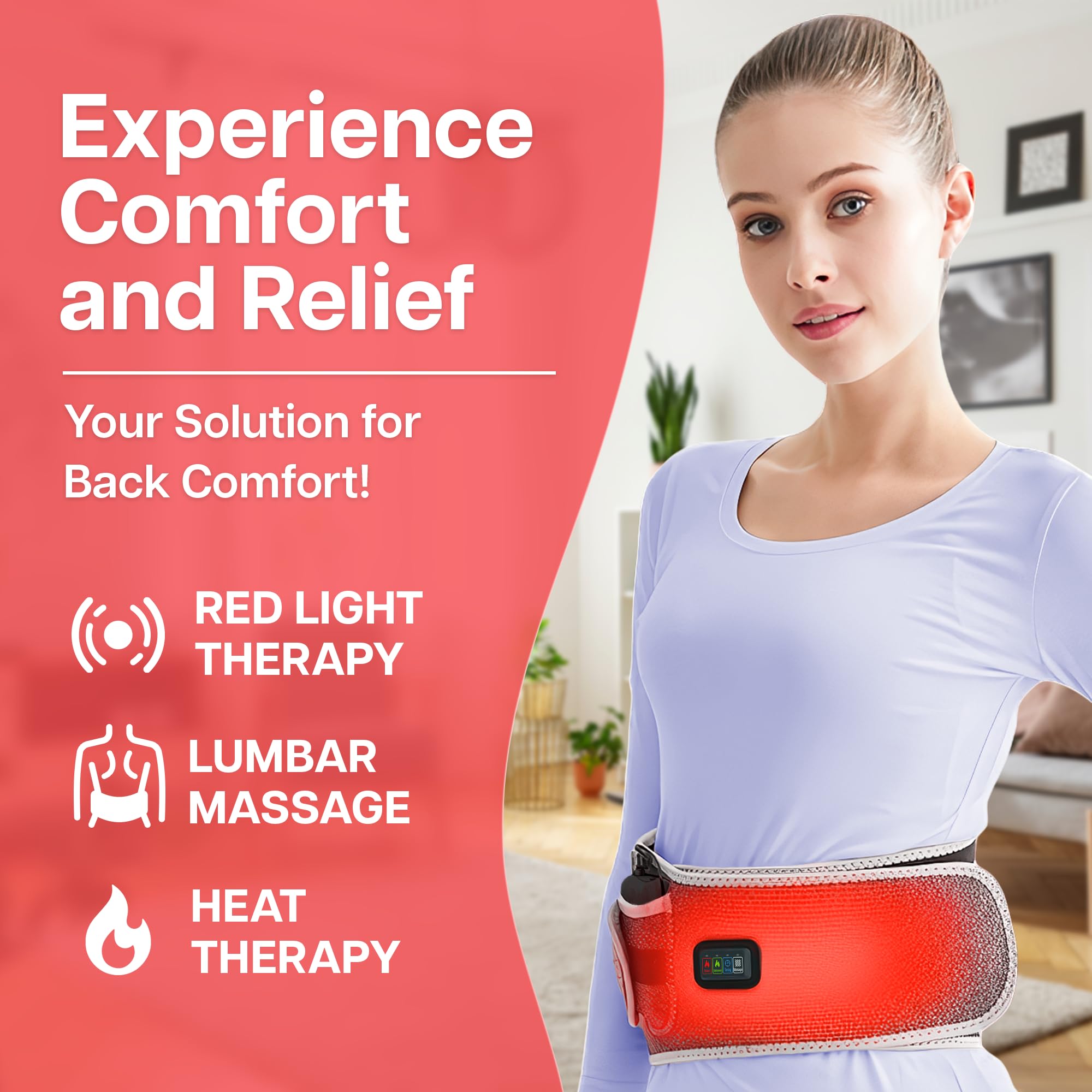 Fusion Pain Solutions heating pad with dynamic control for targeted comfort
