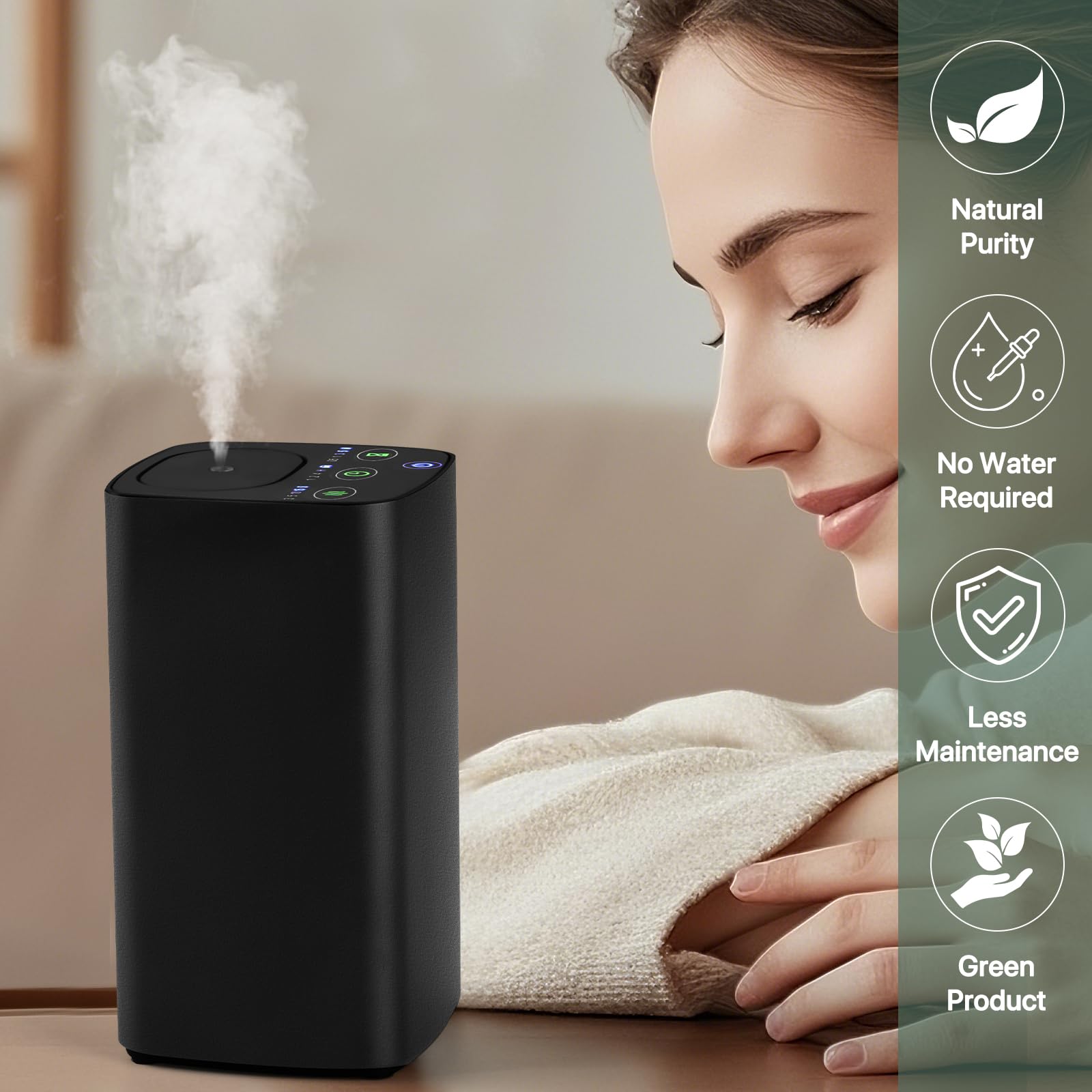 Portable diffuser showcases ultra-compact design for travel.