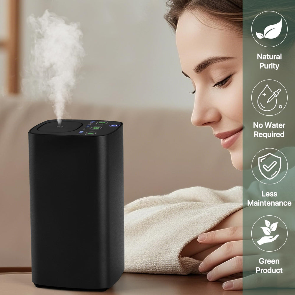 Portable diffuser showcases ultra-compact design for travel.