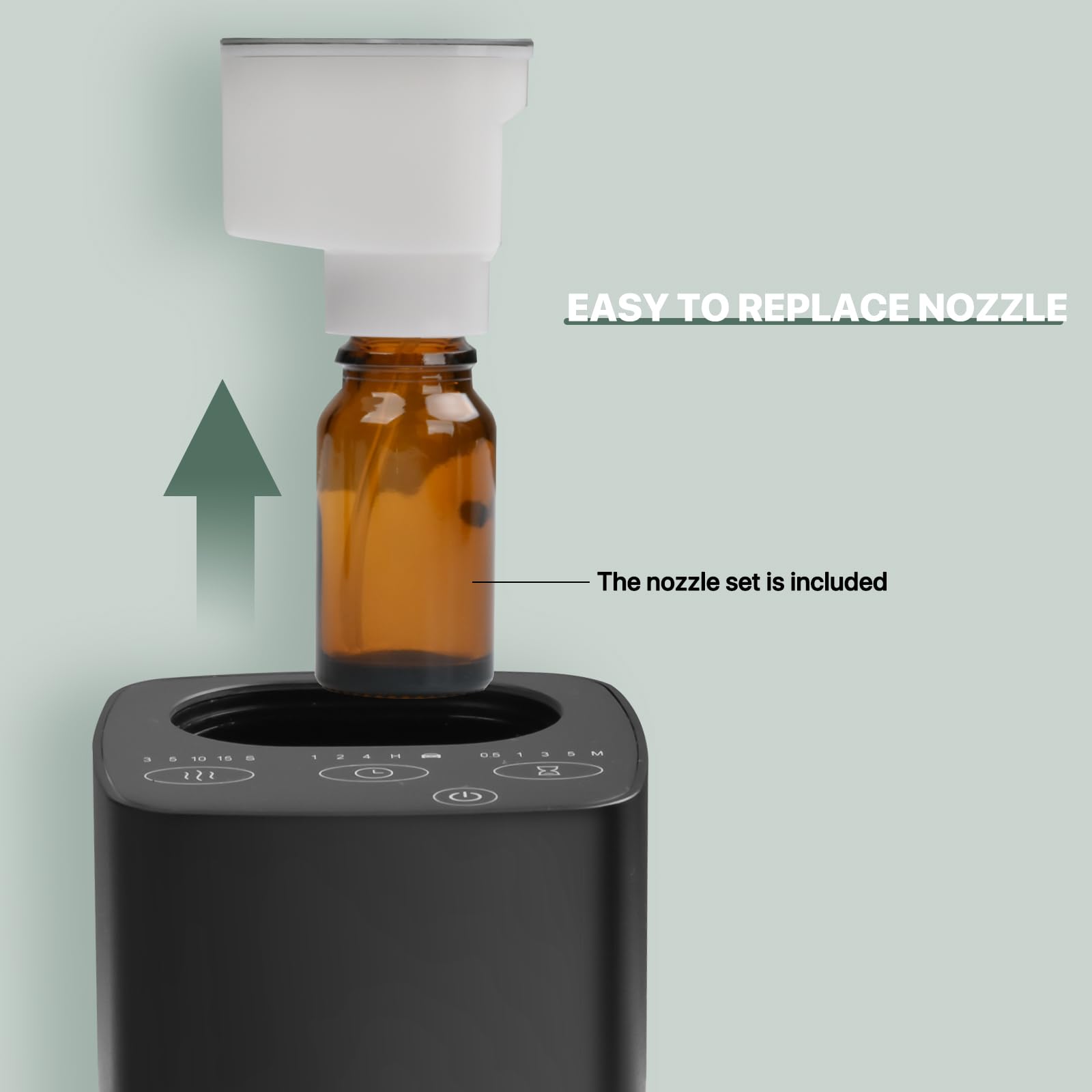 FUSMLI waterless diffuser with diffusion-frequency control.