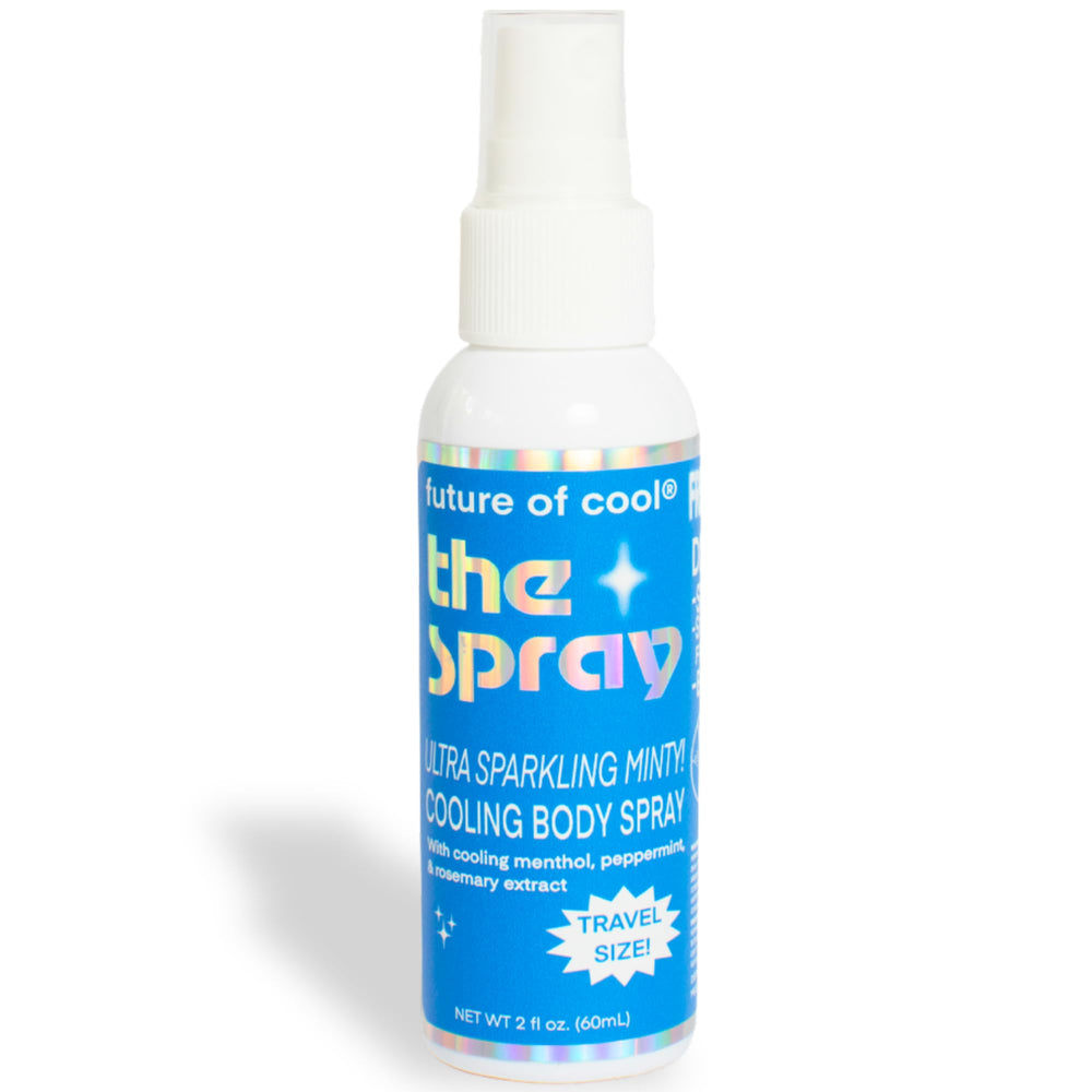 Future of Cool cooling body spray menthol peppermint for instant refreshment after workouts