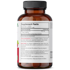 Futurebiotics Beet Root Extra Strength bottle back shows supplement facts for informed use.