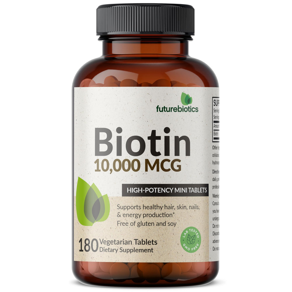 Gluten and soy free badge visible on bottle.