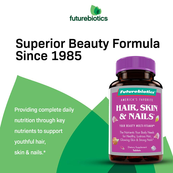 Futurebiotics bottle on table conveys daily supplement routine.