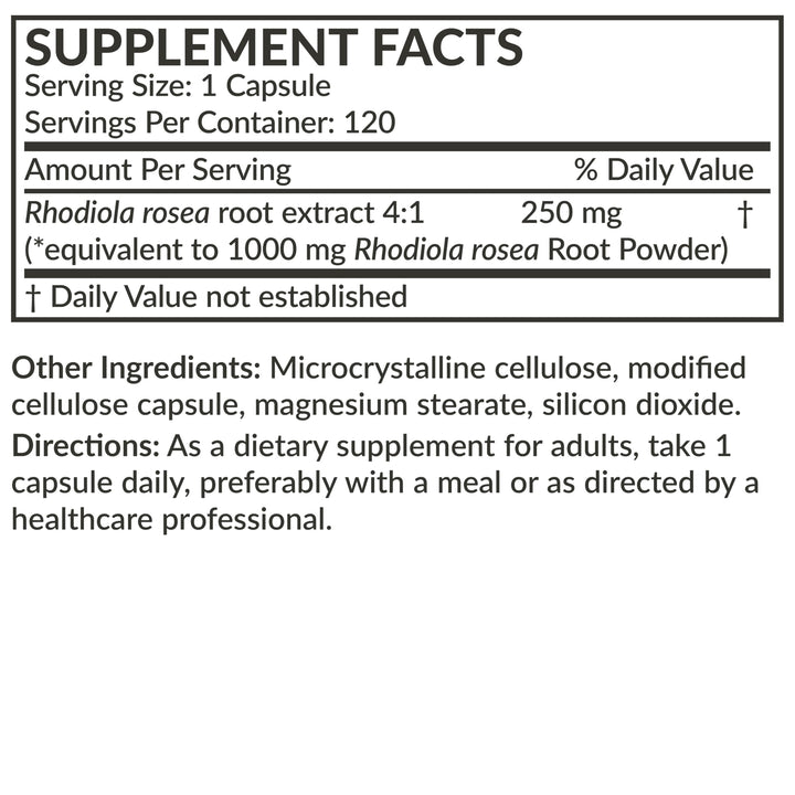 Morning routine scene with Futurebiotics Rhodiola Rosea, supporting focus and stamina.