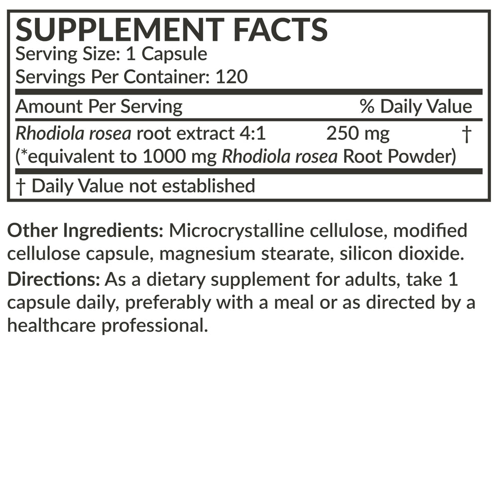 Morning routine scene with Futurebiotics Rhodiola Rosea, supporting focus and stamina.