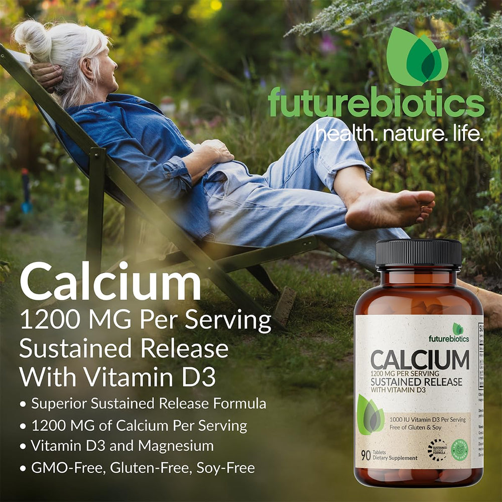 Futurebiotics Vitamin D3 1000IU capsule close-up emphasizing vitamin D contribution.