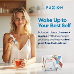 FuXion Nocarb T mixed beverage ready for daily ritual