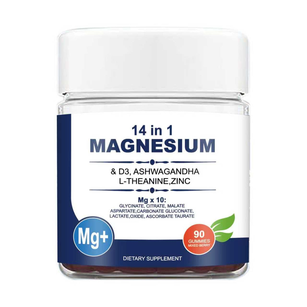 FW ZONE DeepCalmly gummies bottle front view for easy nightly relaxation