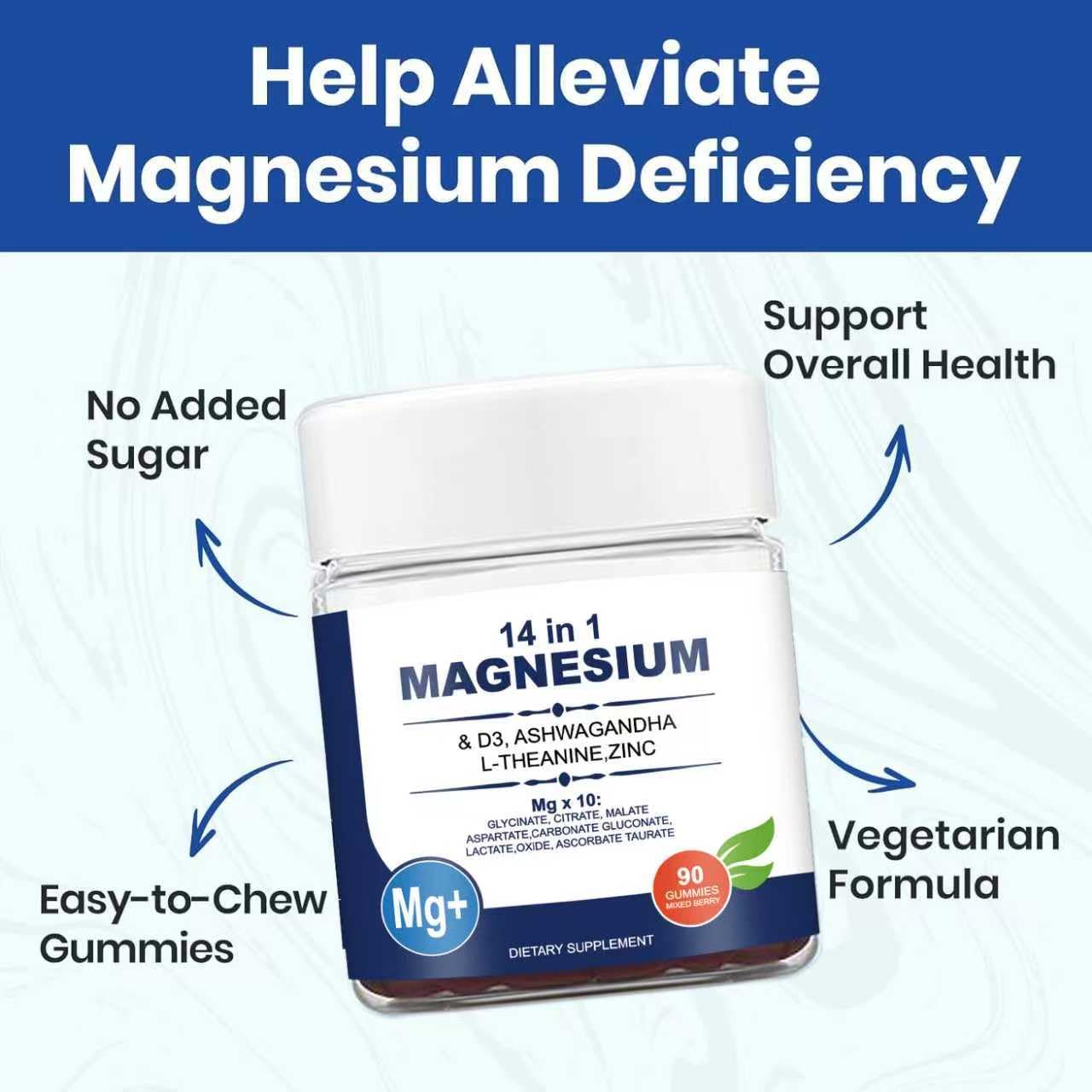 FW ZONE DeepCalmly gummy bottle label highlighting Vitamin D3 for daily wellness