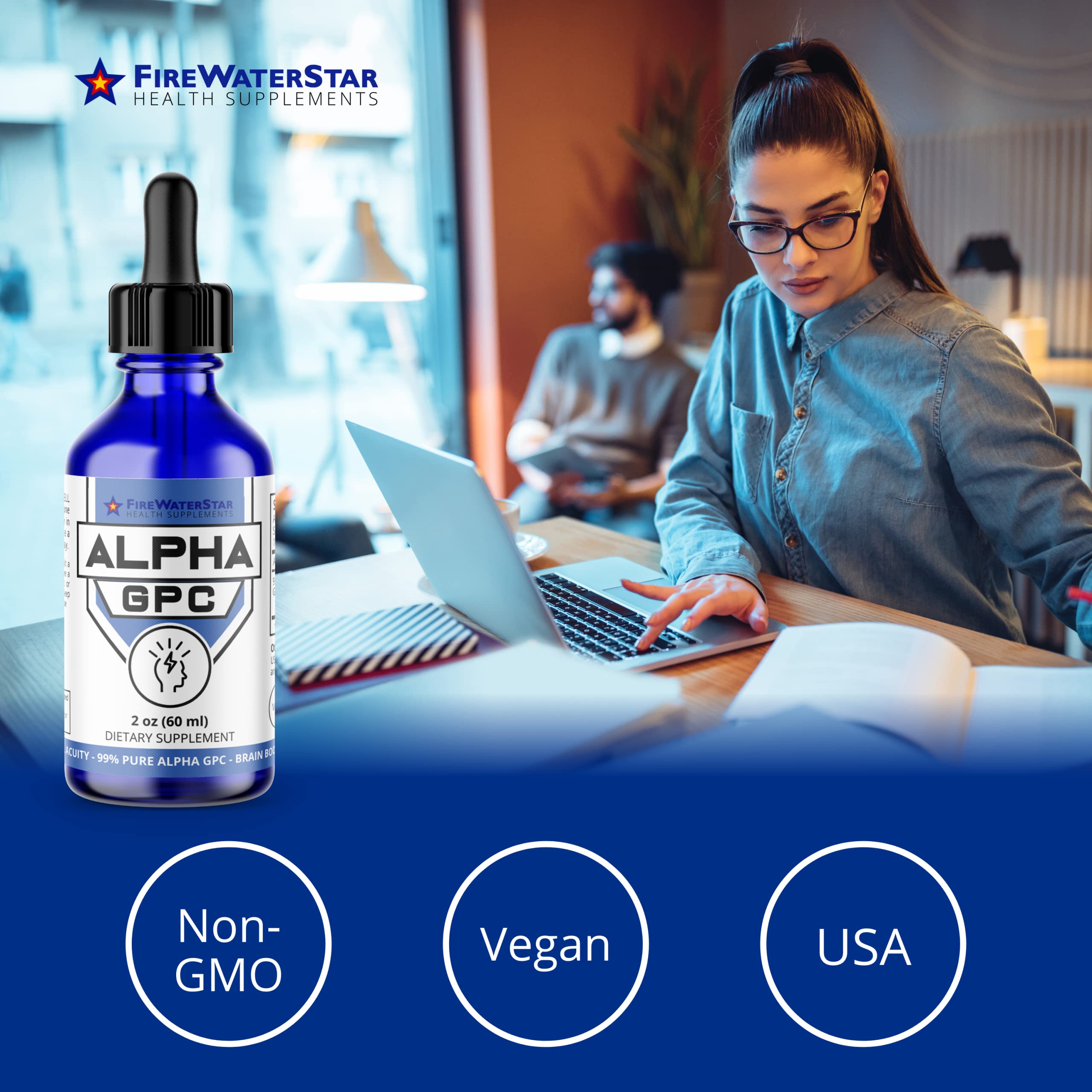 FWS Alpha GPC glass bottle packaging preserves purity and quality