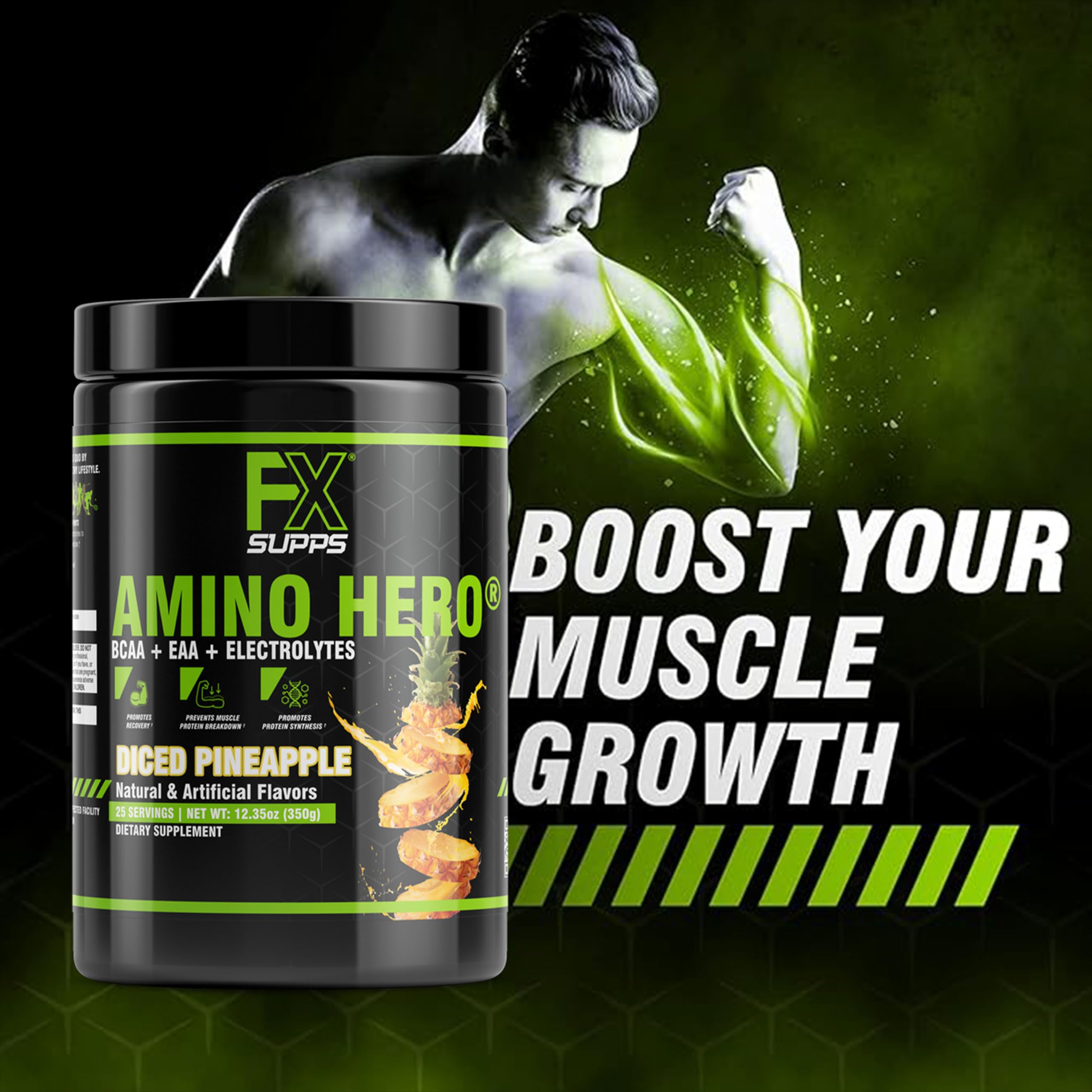 Amino Hero dissolving in a glass to boost electrolytes and endurance.