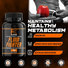 FXSUPPS Fluid Fighter ingredients detail showing potassium and vitamin B6