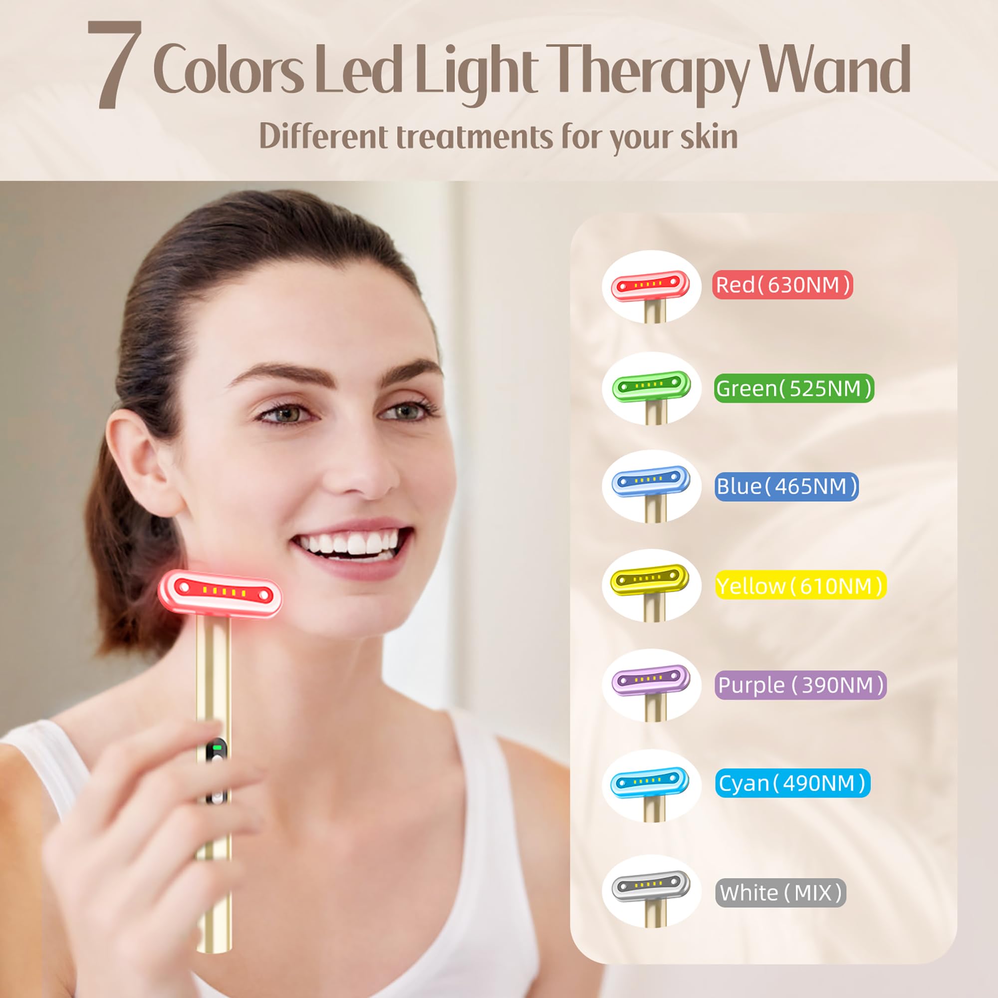 Fxtiaa face treatment session close-up highlighting soothing light therapy benefits.