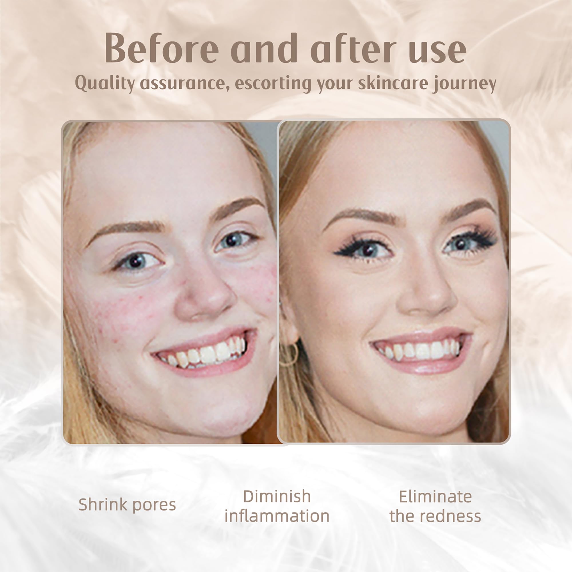 Fxtiaa handheld wand on hand demonstrates easy, portable skincare use.
