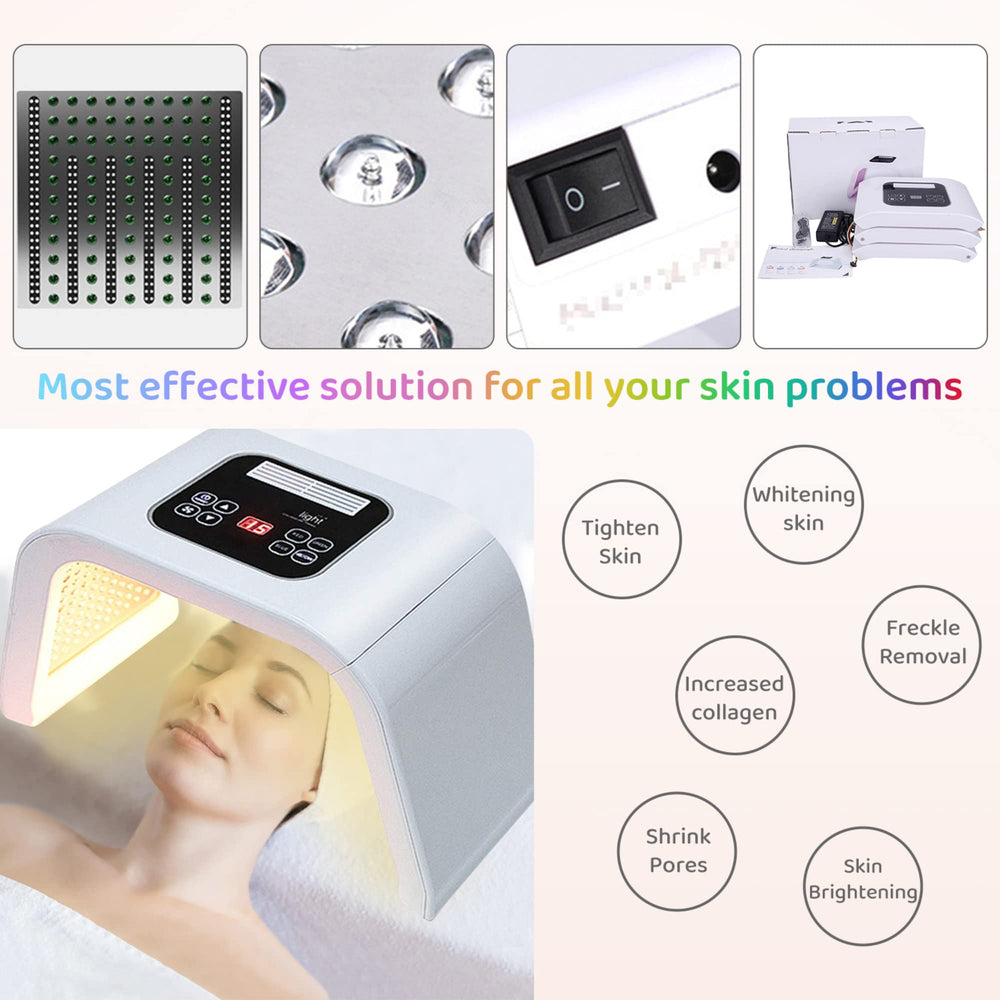 FXXXCUWUU LED therapy at home use emphasizes convenient skincare sessions.