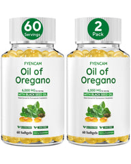 FYENCAM Oil of Oregano with Black Seed Oil bottle presented for daily immune support