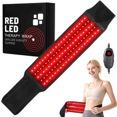 fyovuv red light belt back view highlighting slim portable design for home use
