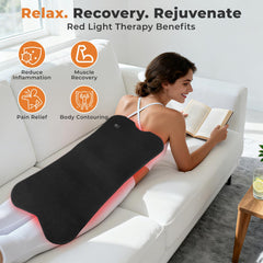 fyovuv red light therapy pad strap enables hands-free wear