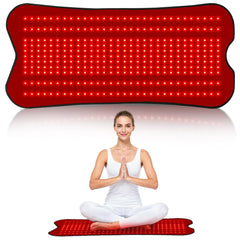 fyovuv red light therapy pad with LEDs for full-body coverage at home