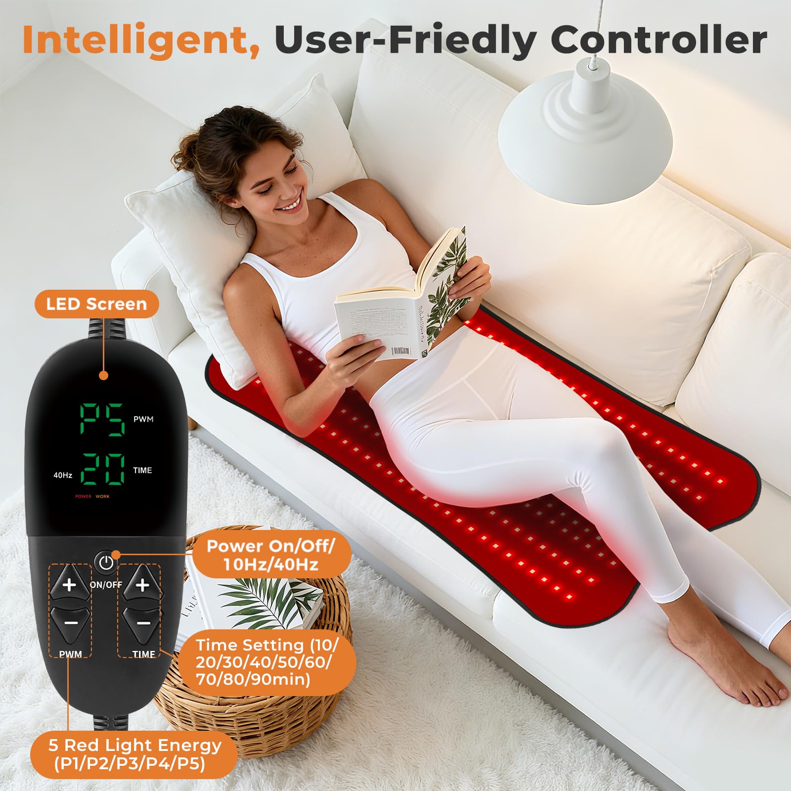 fyovuv skin-friendly materials provide comfortable at-home sessions