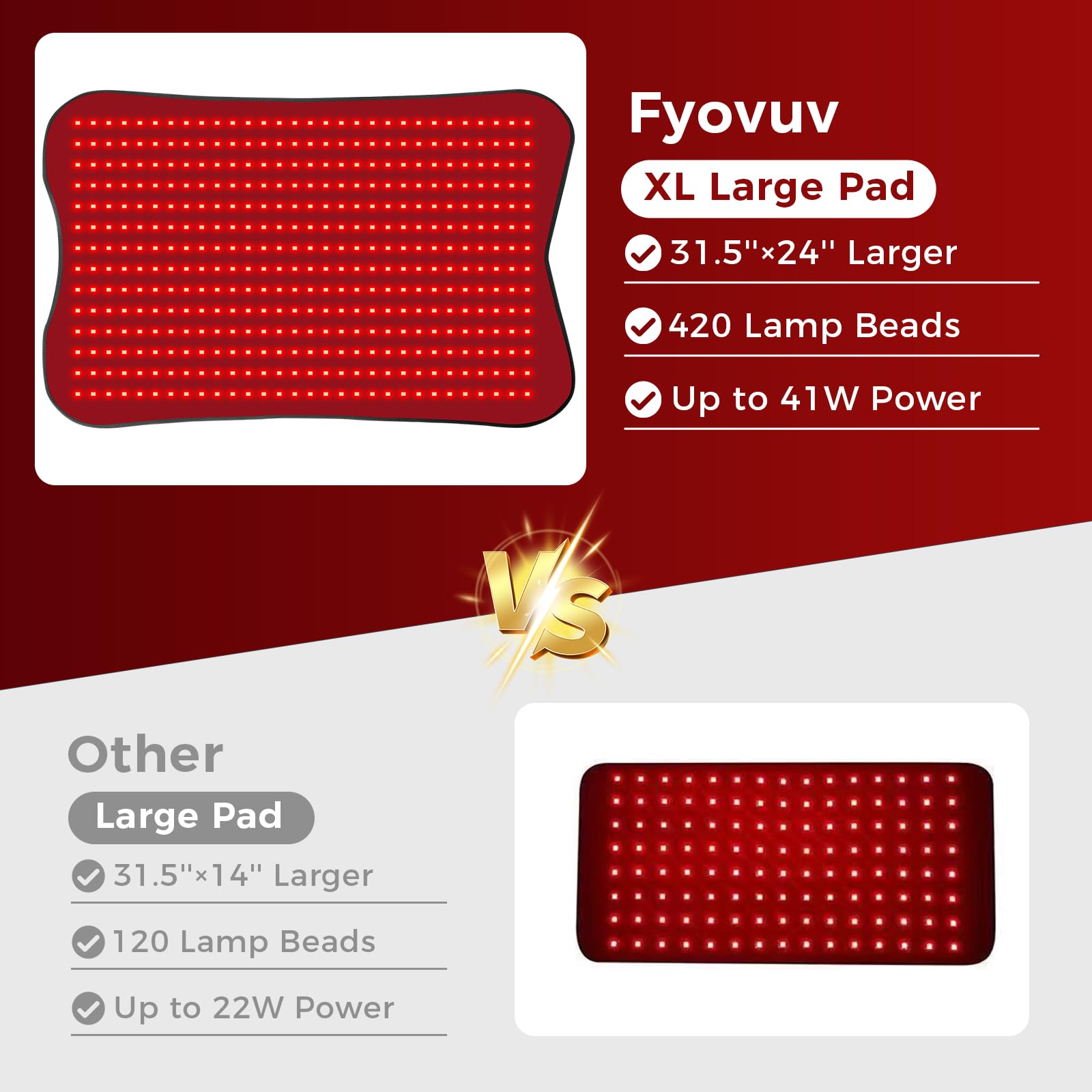 Fyovuv user relaxing while pad delivers gentle warmth and comfort.